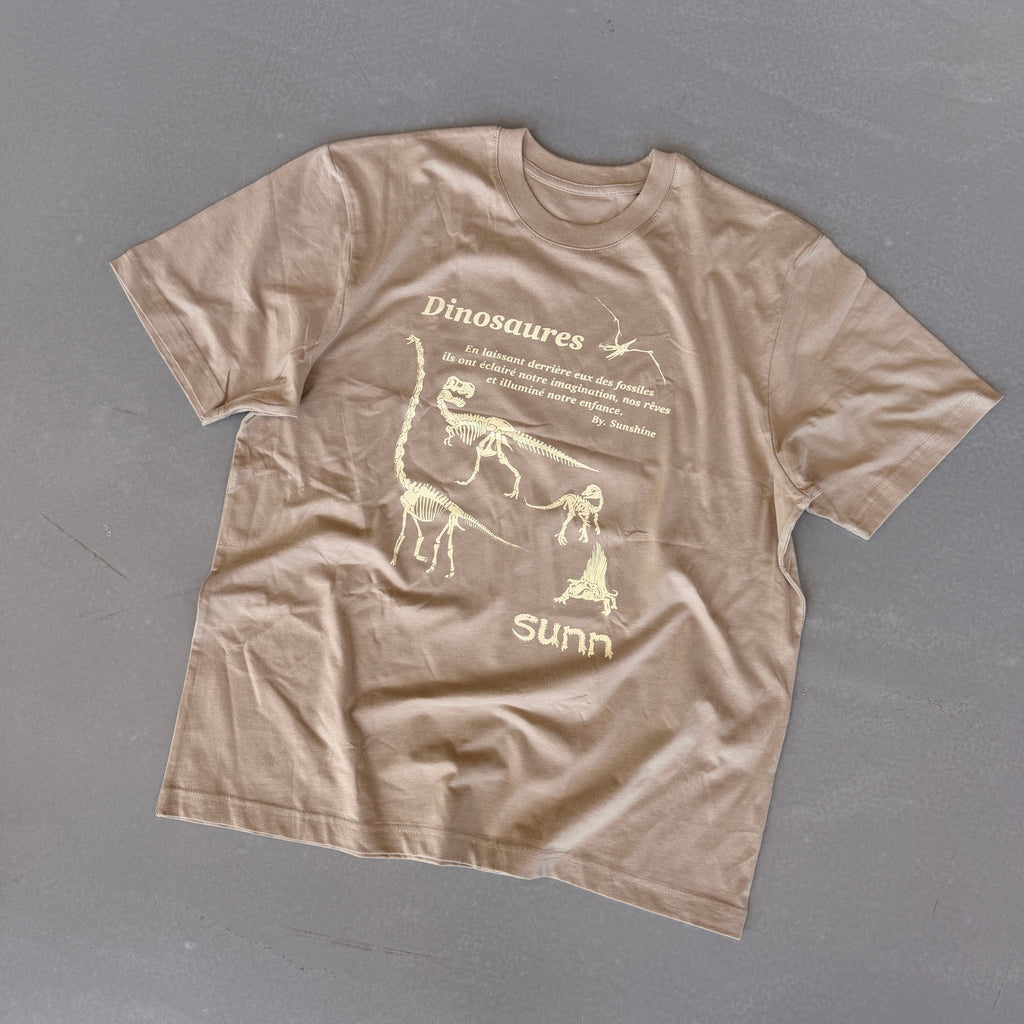 T SHIRT SOUVENIR D'ENFANCE (Nº1 DINOSAURE) + FIGURINE OFFERTE